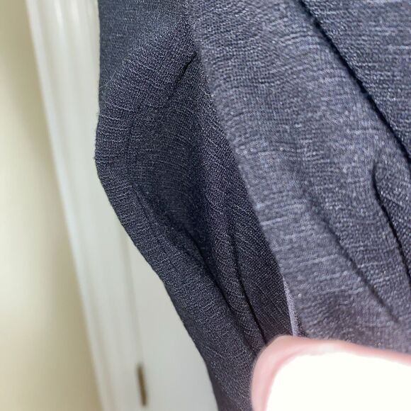 DVF DIANE VON FURSTENBERG WOMEN'S 2 BLACK Sleeveless DRESS Back Zip Pockets - Picture 4 of 11